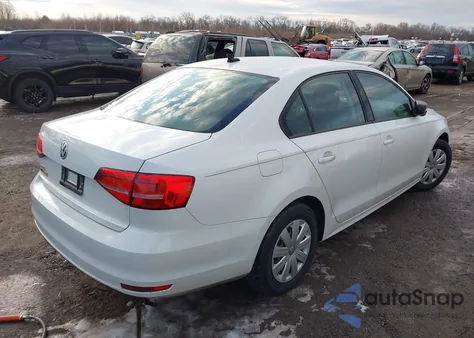 2015 Volkswagen Jetta 2.0L S from USA, damaged, VIN 3VW1K7AJ9FM406229